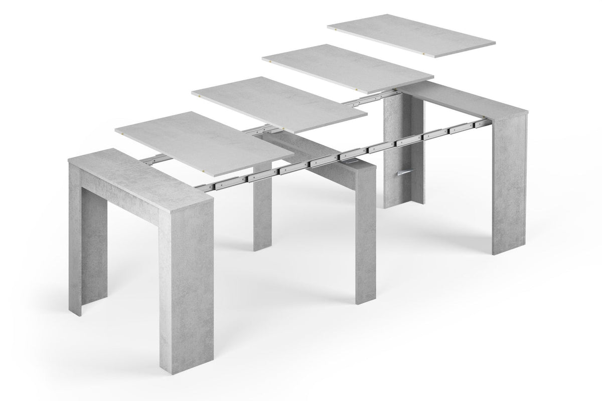 Table console extensible MAGIC - Gris clair
